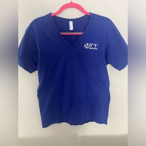 PHI SIGMA SIGMA sorority blue cat in the hat t-shirt